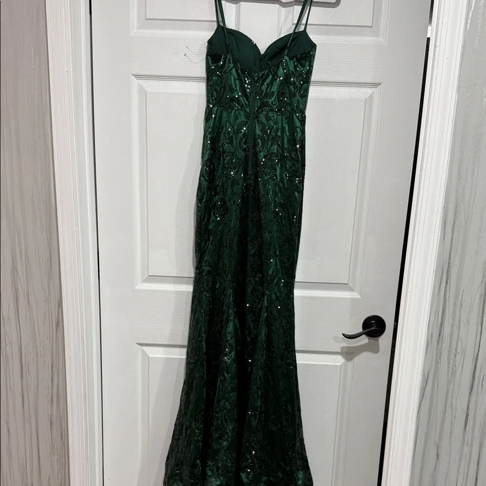 Windsor Deep Green Maxi Dress - Picture 2 of 2